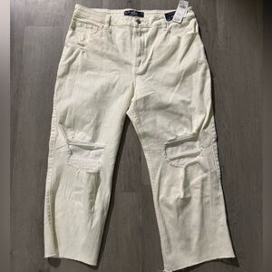 Hollister Women's High Rise Jeans - Cream